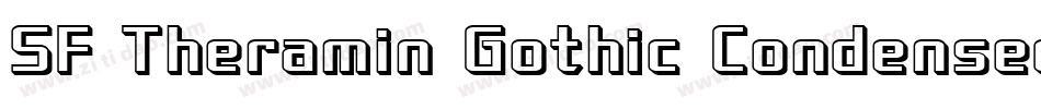 SF Theramin Gothic Condensed字体转换